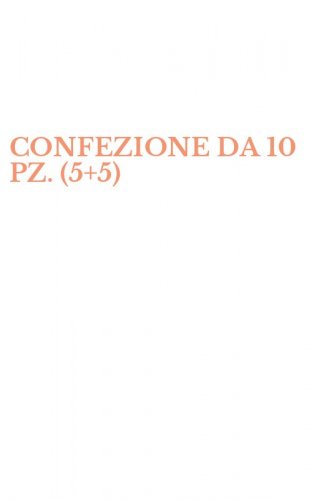 CONFEZIONE DA 10 PZ. (5+5)