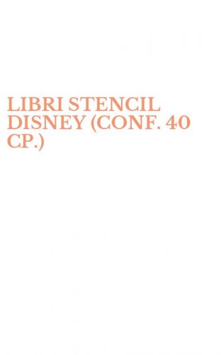 LIBRI STENCIL DISNEY (CONF. 40 CP.)