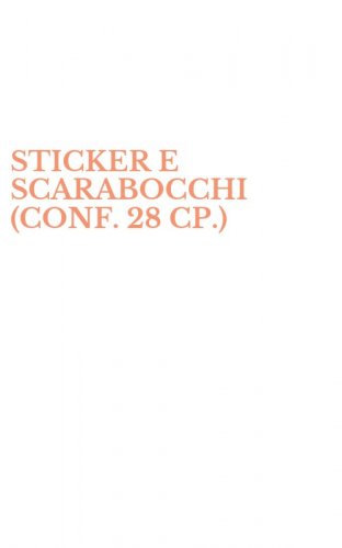 STICKER E SCARABOCCHI (CONF. 28 CP.)