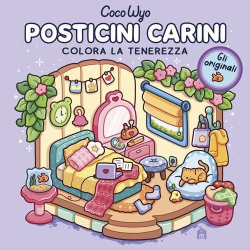 Posticini carini. Libro da colorare per tutte le et&agrave;. Gli originali Coco Wyo