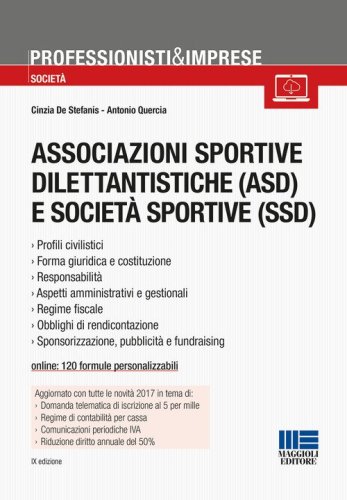 Associazioni sportive dilettantistiche (ASD) e societ&agrave; sportive (SSD)