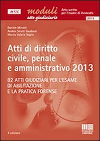 Atti di diritto civile, penale e amministrativo 2013