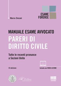 Manuale esame avvocato. Pareri di diritto civile