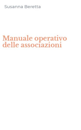 Manuale operativo delle associazioni
