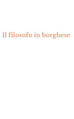 Il filosofo in borghese