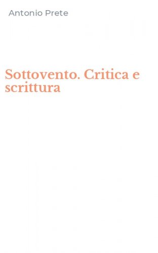 Sottovento. Critica e scrittura