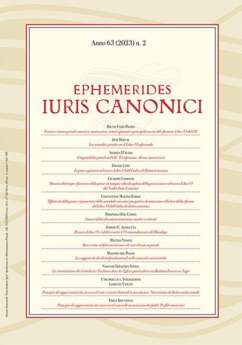 Ephemerides Iuris canonici