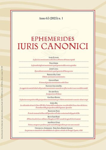 Ephemerides Iuris canonici