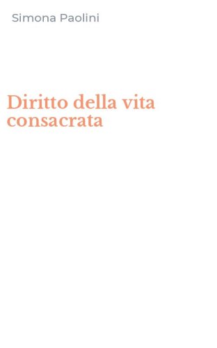 Diritto della vita consacrata