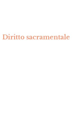 Diritto sacramentale