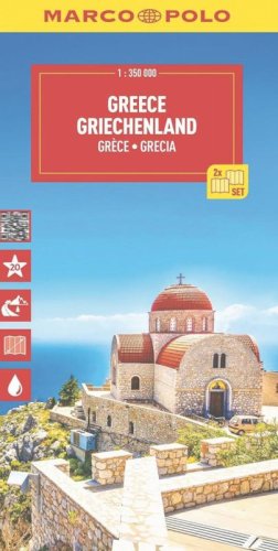 Grecia, Cicladi, Corf&ugrave;, Sporadi 1:350.000