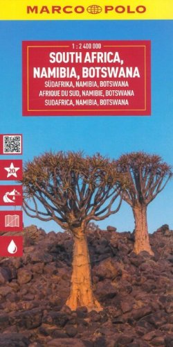 Sudafrica, Namibia e Botswana 1:2.400.000