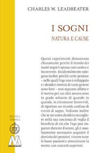 I sogni. Natura e cause