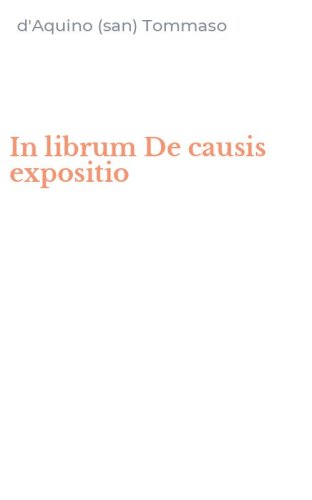 In librum De causis expositio