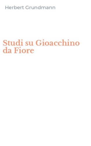 Studi su Gioacchino da Fiore
