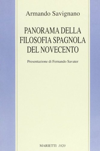 Panorama della filosofia spagnola del Novecento