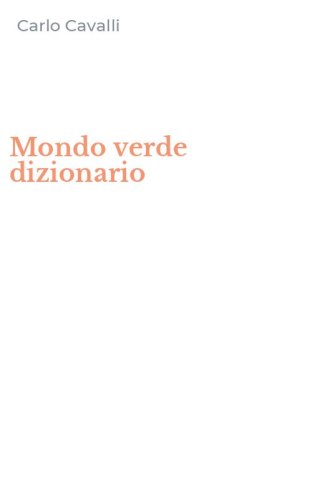 Mondo verde dizionario
