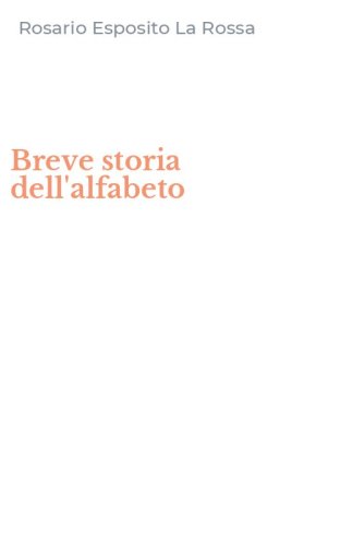 Breve storia dell'alfabeto