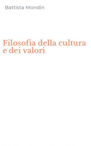 Filosofia della cultura e dei valori