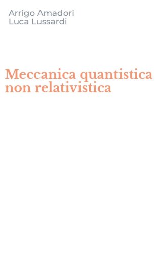 Meccanica quantistica non relativistica