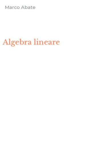 Algebra lineare