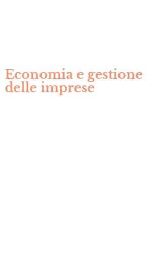 Economia e gestione delle imprese