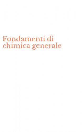 Fondamenti di chimica generale