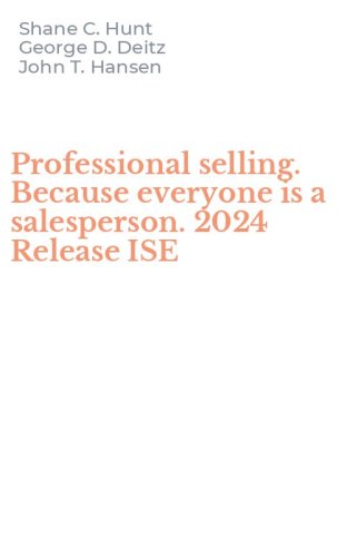 Professional selling. Because everyone is a salesperson. 2024 Release ISE