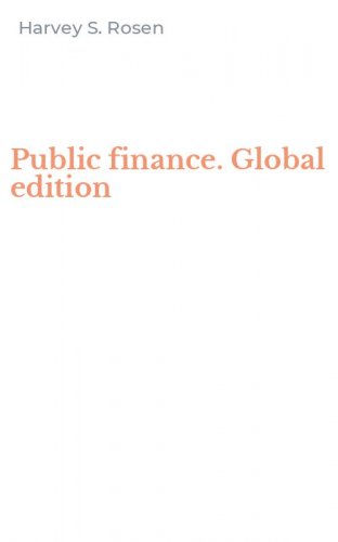 Public finance. Global edition