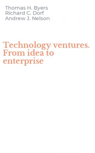 Technology ventures. From idea to enterprise