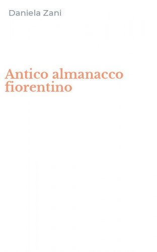 Antico almanacco fiorentino