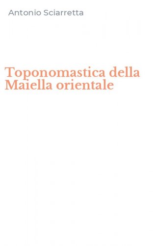 Toponomastica della Maiella orientale