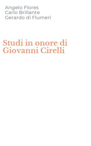 Studi in onore di Giovanni Cirelli