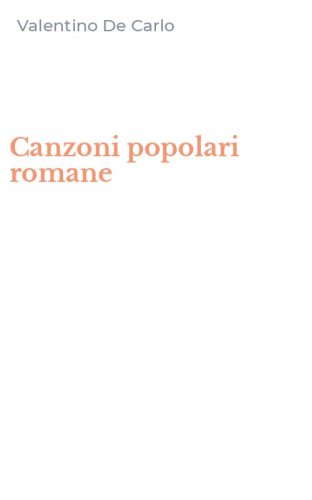Canzoni popolari romane