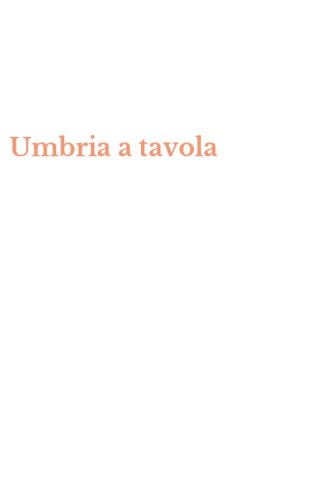 Umbria a tavola