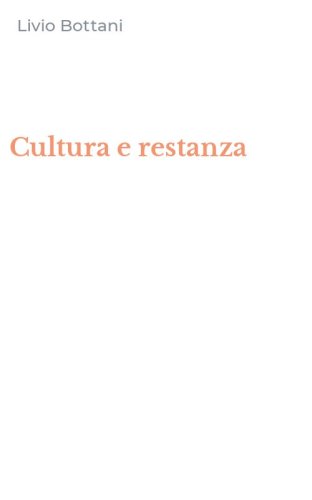 Cultura e restanza