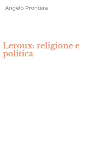 Leroux: religione e politica