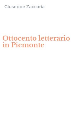 Ottocento letterario in Piemonte