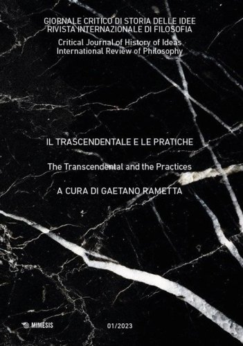 Giornale critico di storia delle idee. Ediz. italiana e inglese