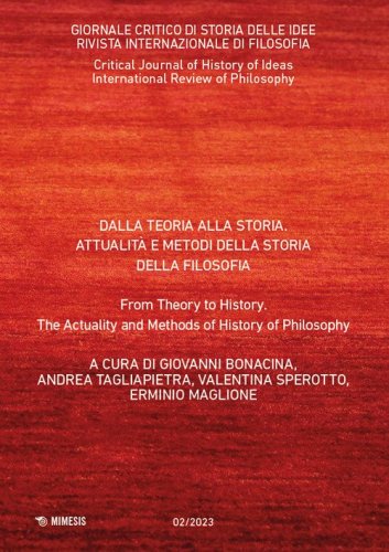 Giornale critico di storia delle idee. Ediz. italiana e inglese