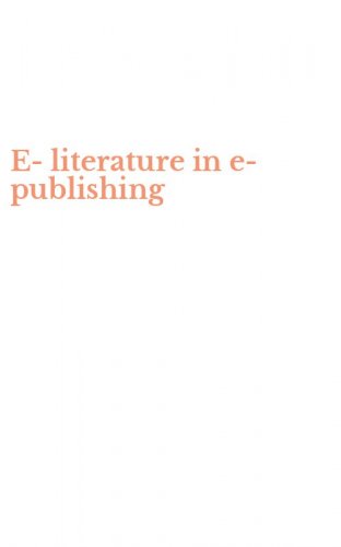 E-literature in e-publishing