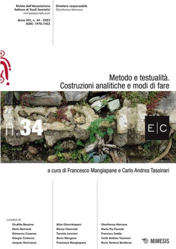Metodo e testualit&agrave;. Costruzioni analitiche e modi di fare