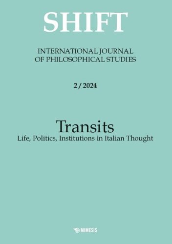 Shift. International journal of philosophical studies. Ediz. italiana, inglese e spagnola