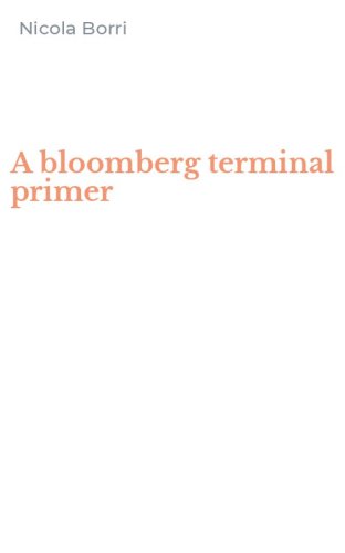 A bloomberg terminal primer