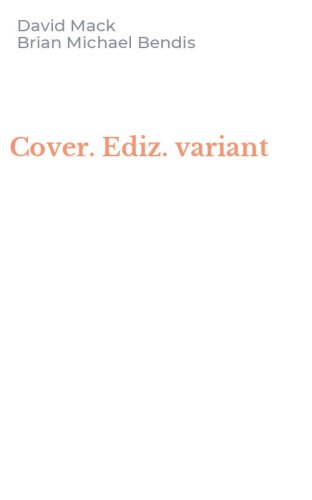 Cover. Ediz. variant