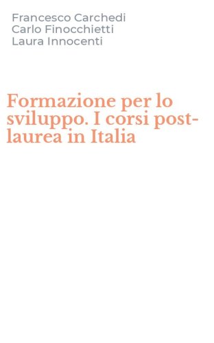 Formazione per lo sviluppo. I corsi post-laurea in Italia