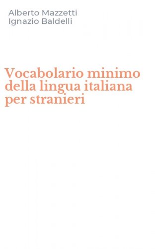 Vocabolario minimo della lingua italiana per stranieri