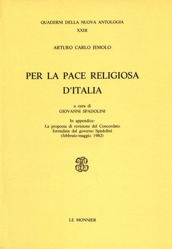 Per la pace religiosa d'Italia