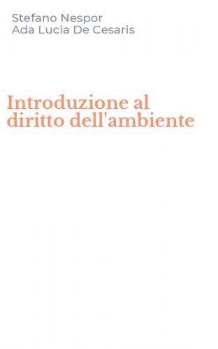 Introduzione al diritto dell'ambiente