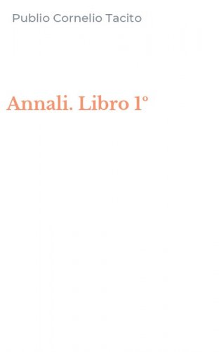 Annali. Libro 1&ordm;